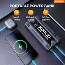 Car Jump Starter 12V Power Bank with LCD Display, LED Light