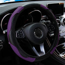 Leather Car Steering Wheel Cover