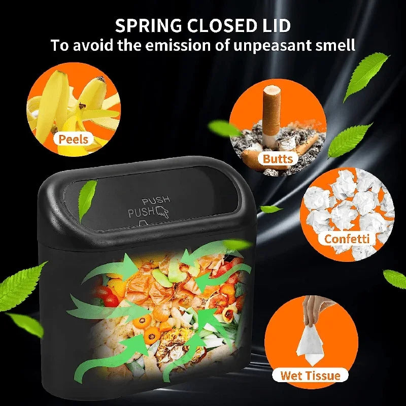 3Pcs Car trash can (with lid)