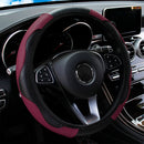 Leather Car Steering Wheel Cover