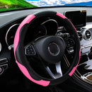 Leather Car Steering Wheel Cover