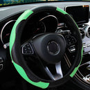 Leather Car Steering Wheel Cover