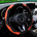 Leather Car Steering Wheel Cover