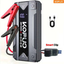 Car Jump Starter 12V Power Bank with LCD Display, LED Light