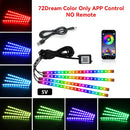 Neon LED Car Interior Ambient Foot Light with USB