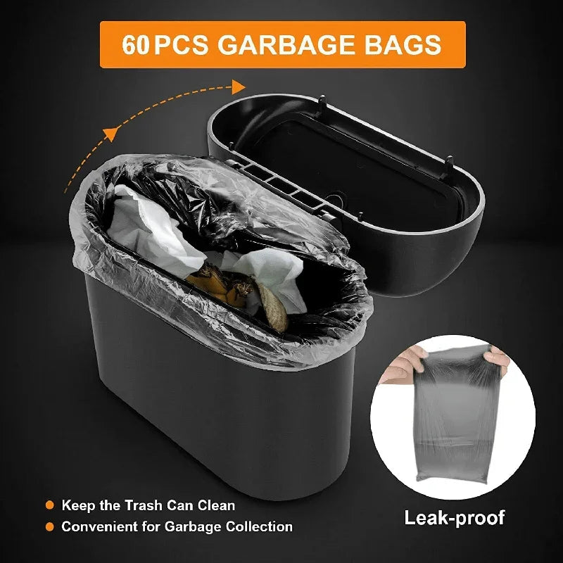 3Pcs Car trash can (with lid)